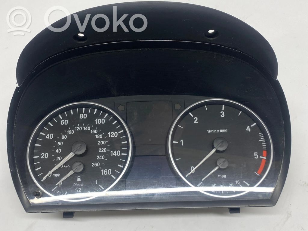 BMW 3 E90 E91 Speedometer (instrument cluster) 