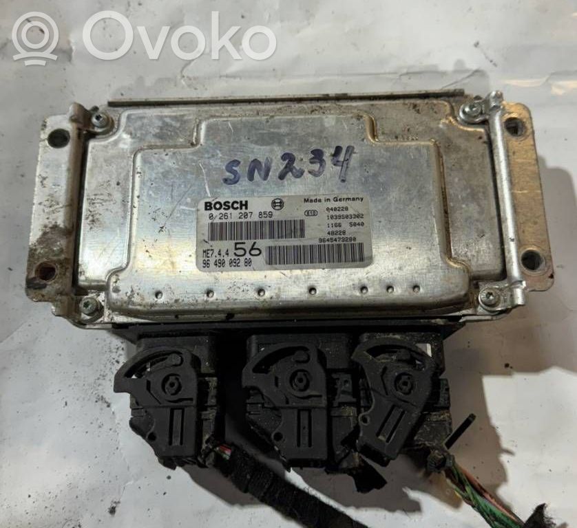 Engine control unit/module ECU   9649009280