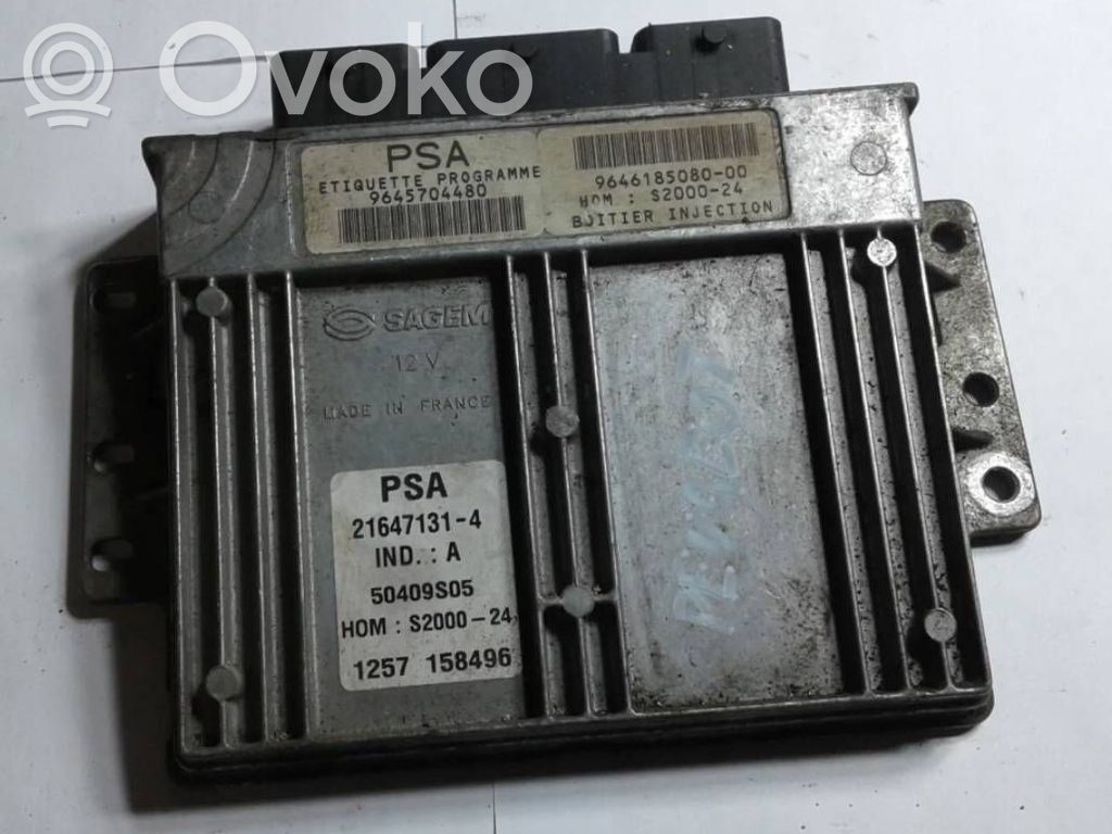 Citroen Berlingo Engine control unit/module 