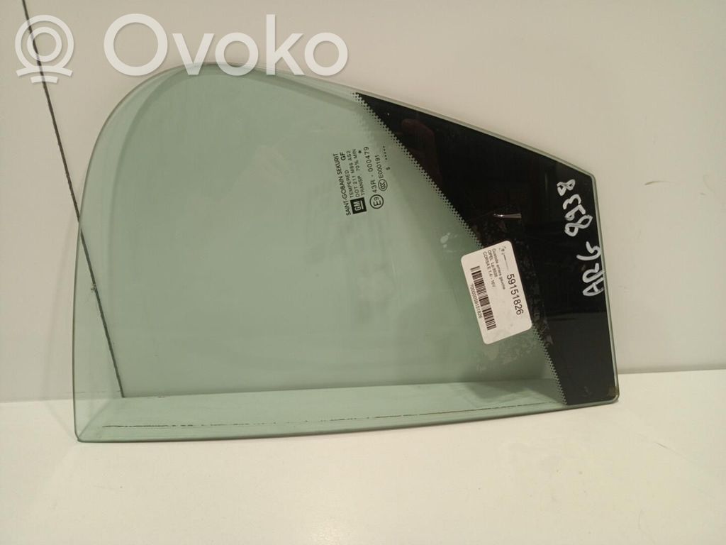 Opel Corsa E Ventanilla de ventilación de la puerta trasera 