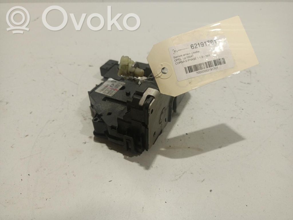 Opel Corsa D Galinių durų spyna 