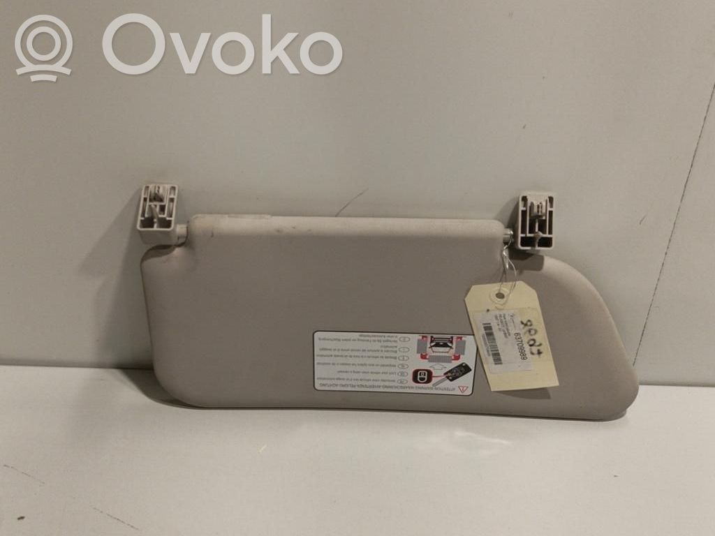 Peugeot 1007 Sun visor 