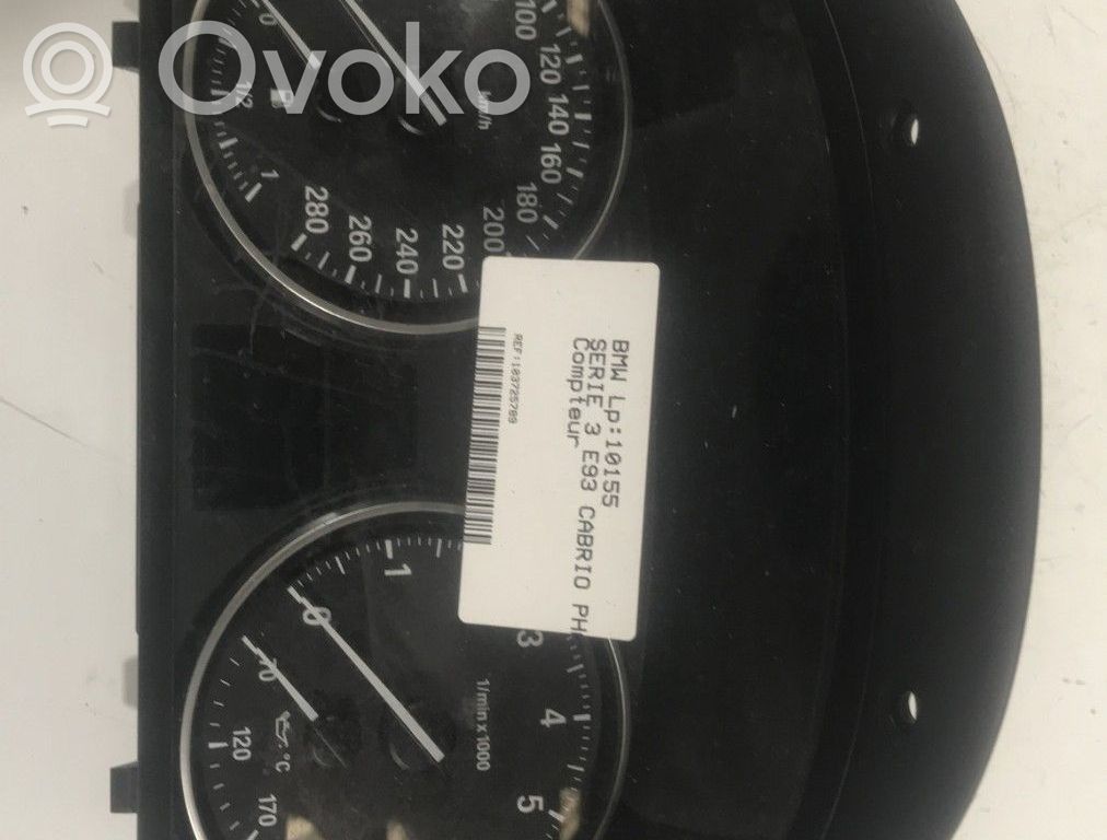 BMW 3 E92 E93 Speedometer (instrument cluster) 
