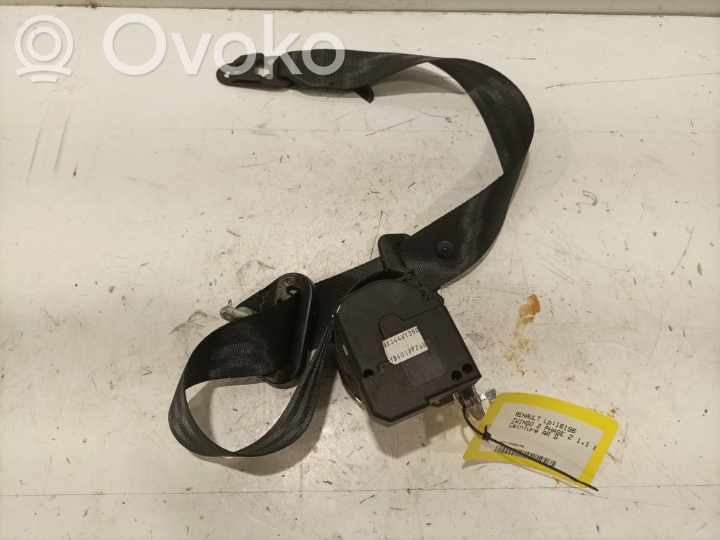 Renault Twingo II Cinturón trasero 