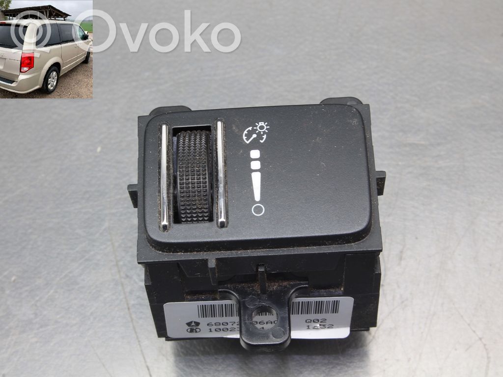 Dodge Grand Caravan Panel lighting control switch 
