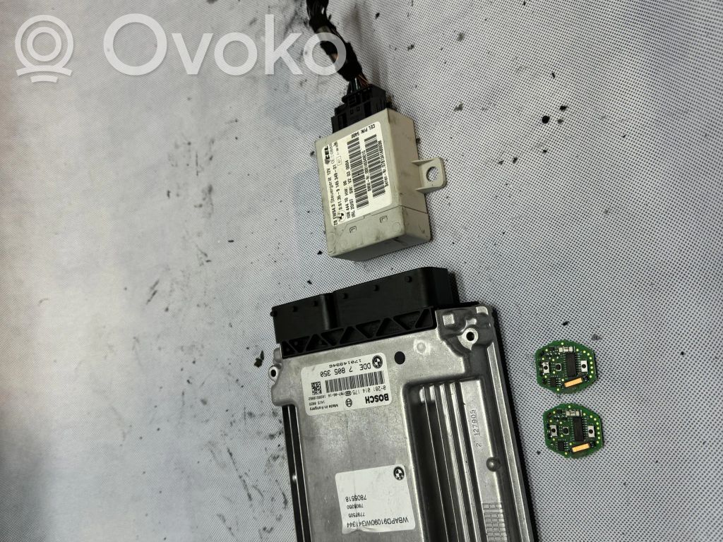 BMW X3 E83 Juego de cerradura y set ECU del motor 