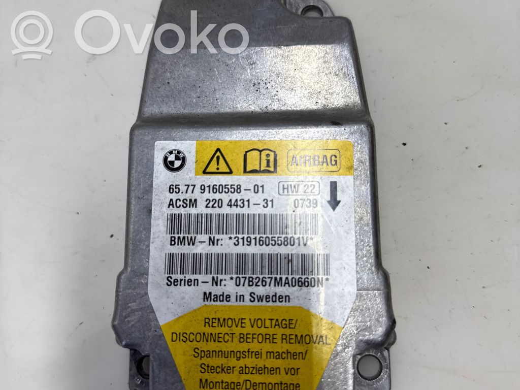 BMW 5 E60 E61 Airbag control unit/module 