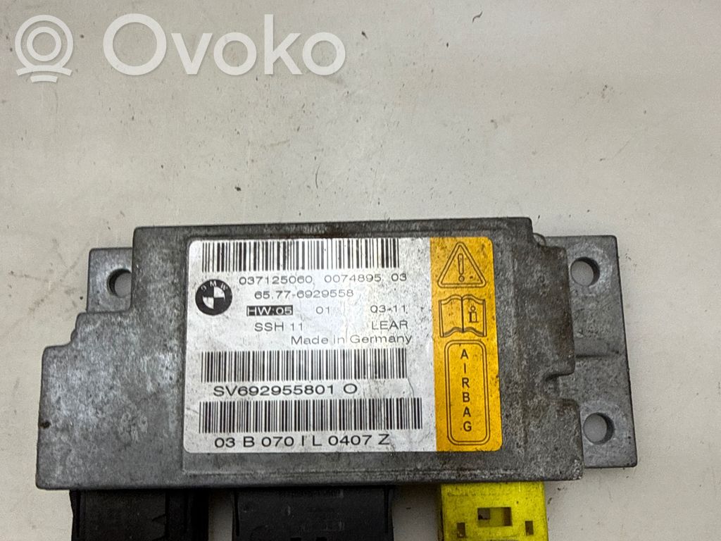 BMW 7 E65 E66 Airbag control unit/module 