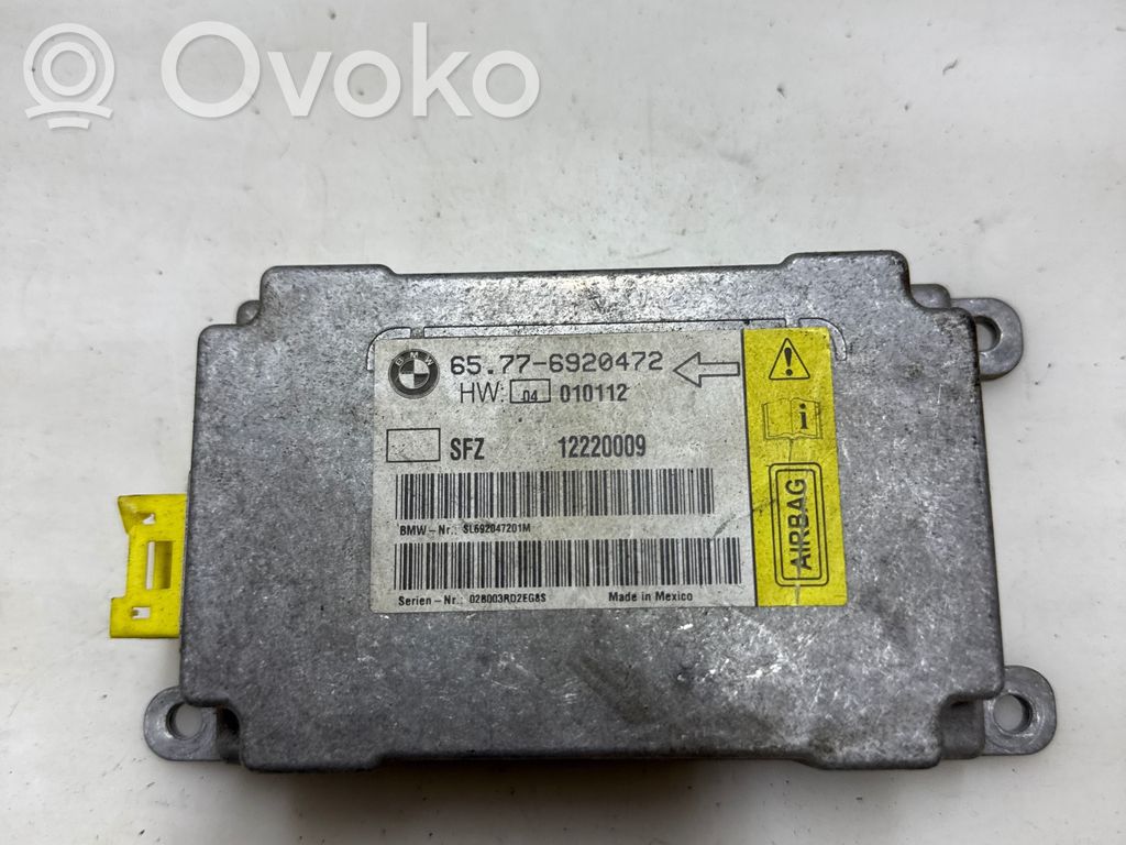BMW 7 E65 E66 Airbag control unit/module 