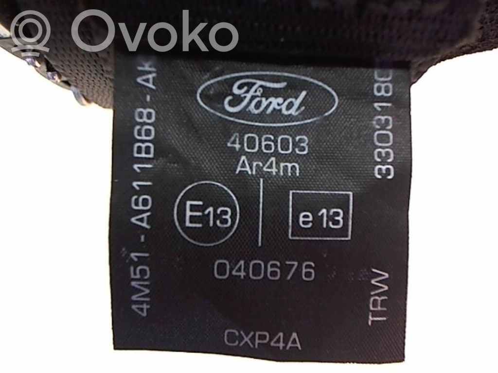 Ford Focus Cinturón trasero 