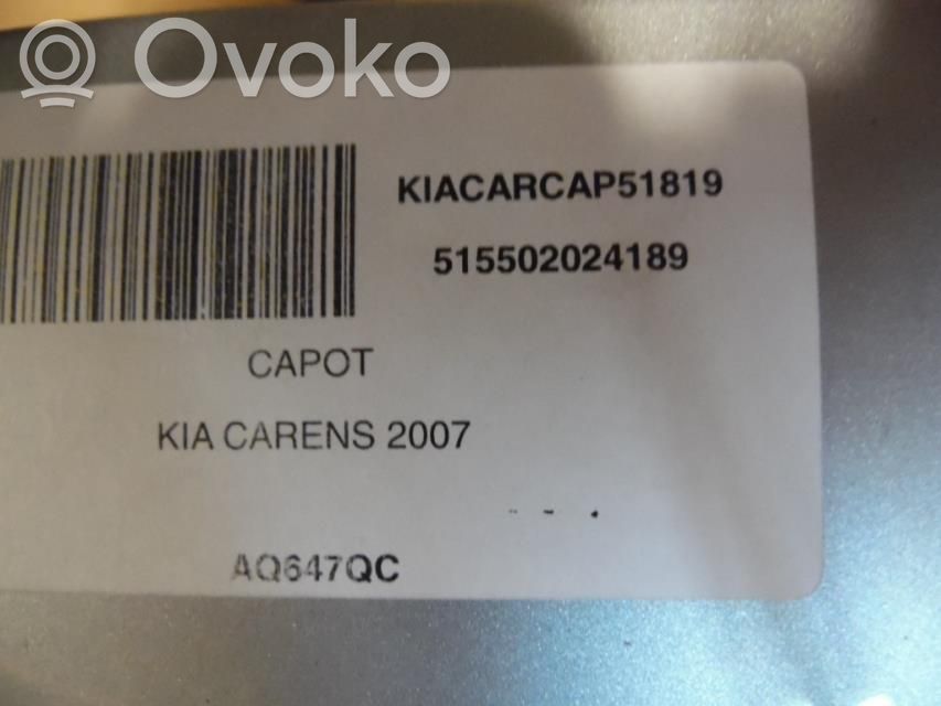 Pokrywa przednia / Maska silnika   0K2JA52310,KIACARCAP51819