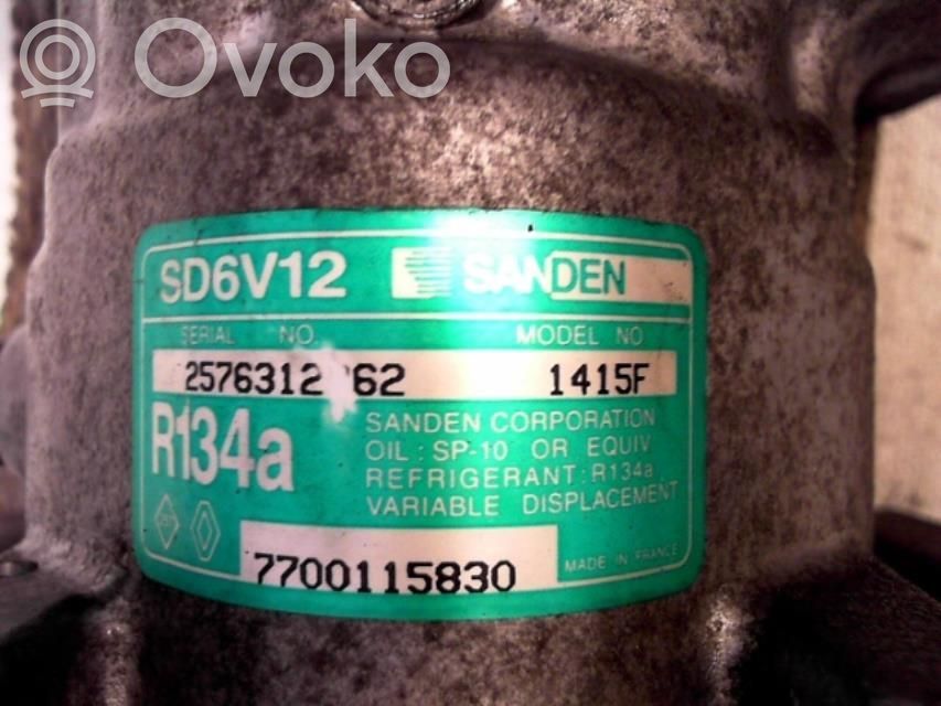 Renault Clio II Air conditioning (A/C) compressor (pump) 