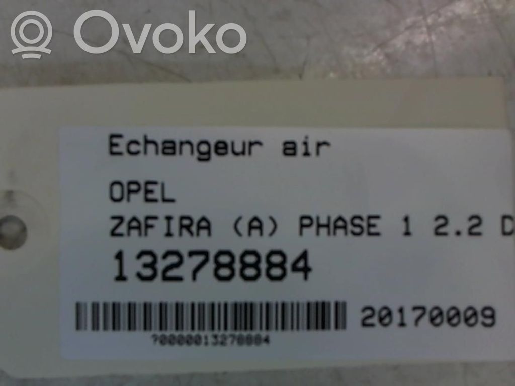 Opel Zafira A Interkūlerio radiatorius 