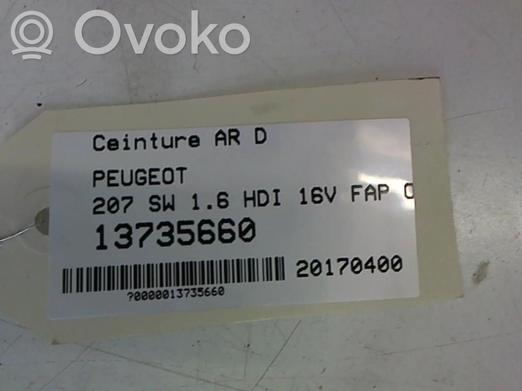 Pas bezpieczeństwa fotela tylnego   8975J8