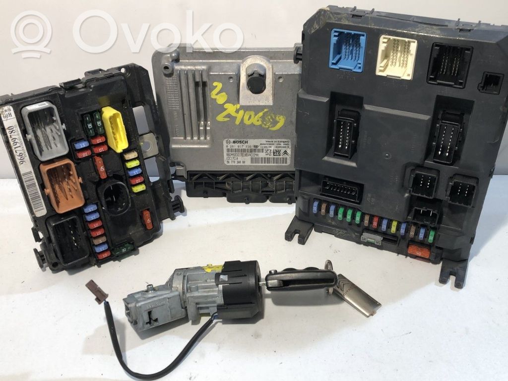 Citroen C3 Engine ECU kit and lock set 
