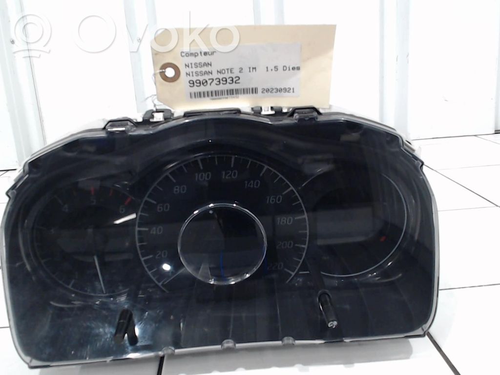 Nissan Note (E12) Speedometer (instrument cluster) 