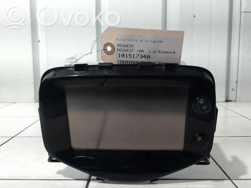 Peugeot 108 Radio/CD/DVD/GPS head unit 