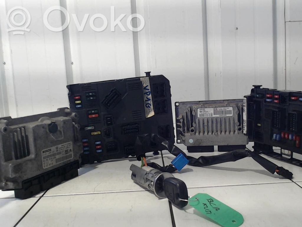 Peugeot 206 Engine ECU kit and lock set 