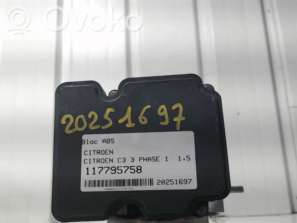 Citroen C3 Блок ABS 