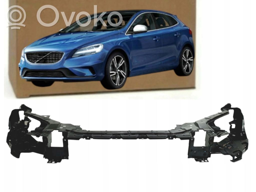 Volvo V40 Pannello di supporto del radiatore 
