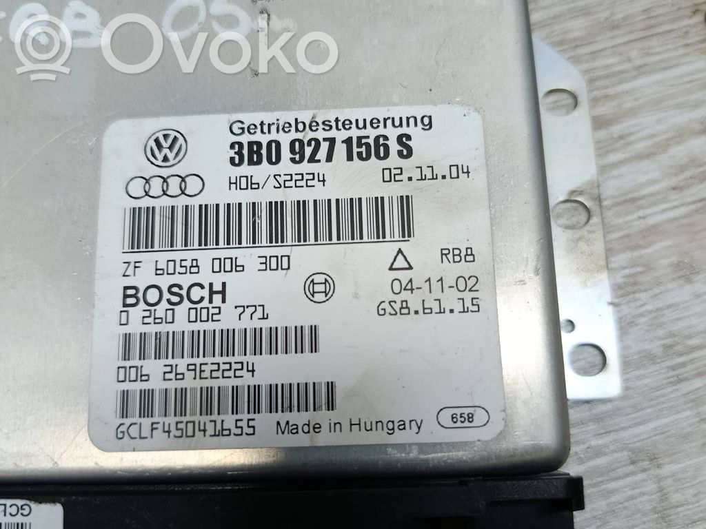 Skoda Superb B5 (3U) Unitate/modul de control cutie de viteze 