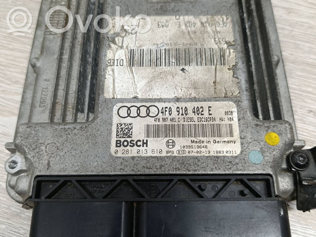 Audi A6 S6 C6 4F Unitate/modul de control motor 