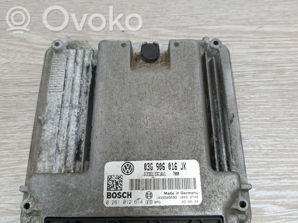 Engine control unit/module   03G906016JK,1039S09599,0281012614