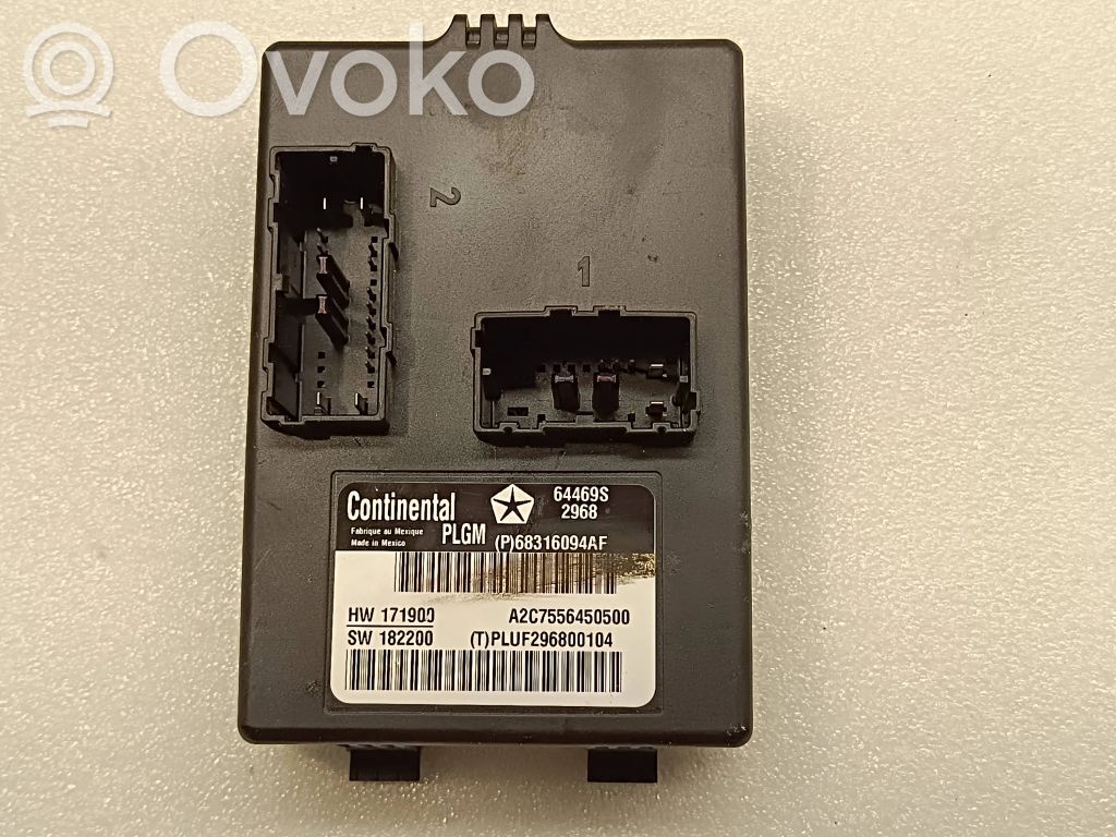 Unité de commande / module de hayon   68316094AF,PLLF296800104,A2C7556450500