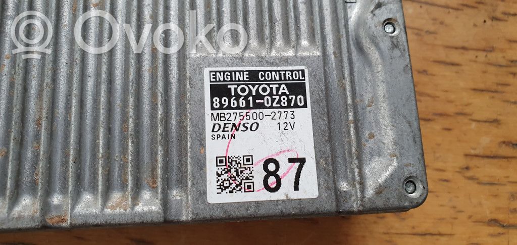 Unidad de control/módulo del motor   896610Z870,MB2755002773