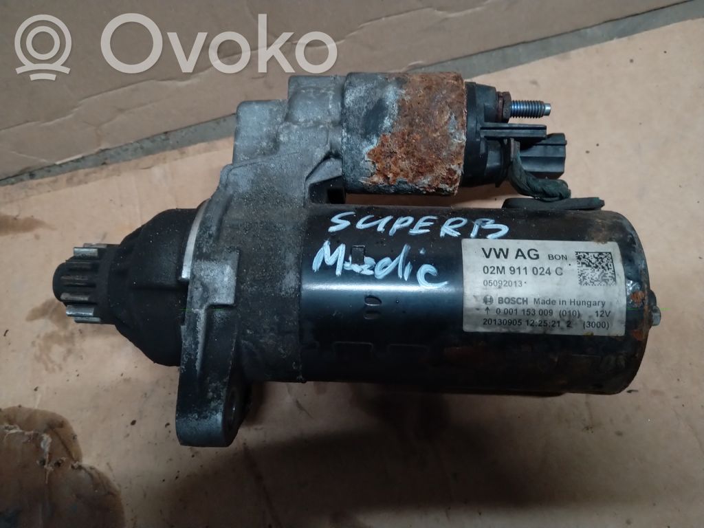 Motor de arranque   02M911024C,0001153009