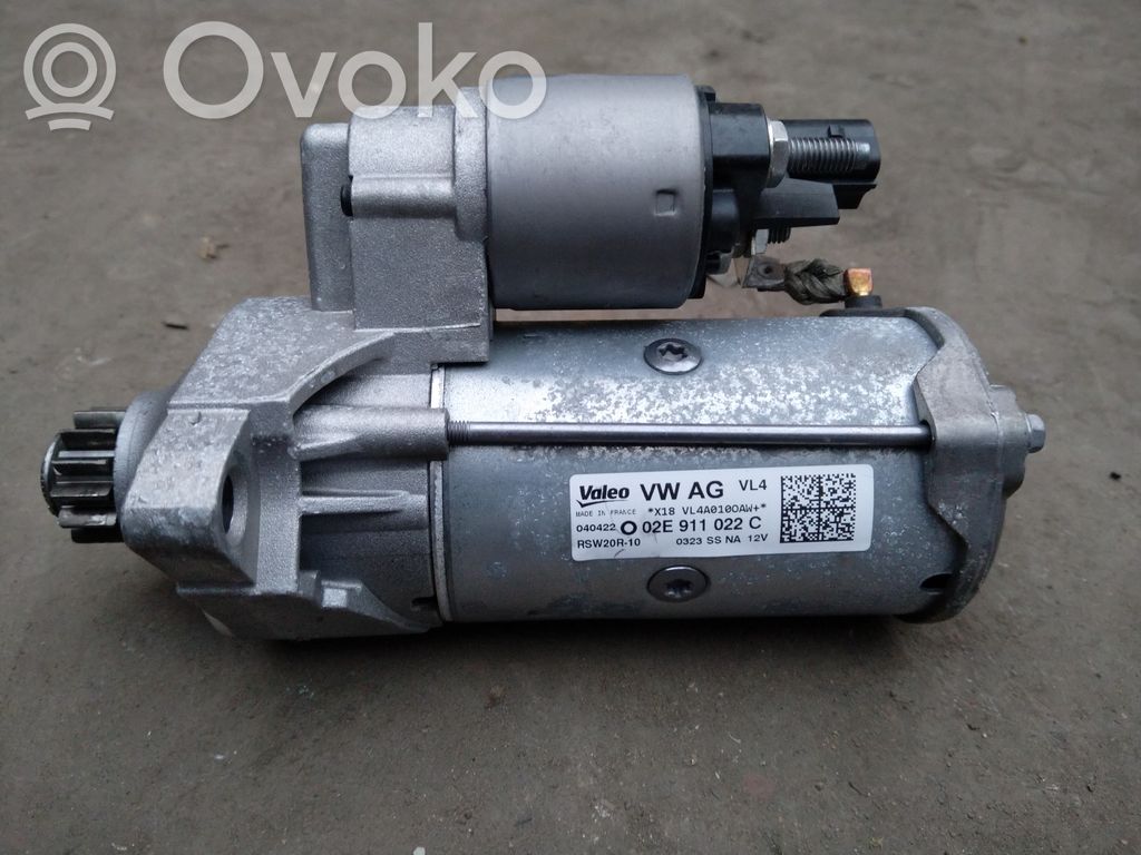Starter motor   02E911022C