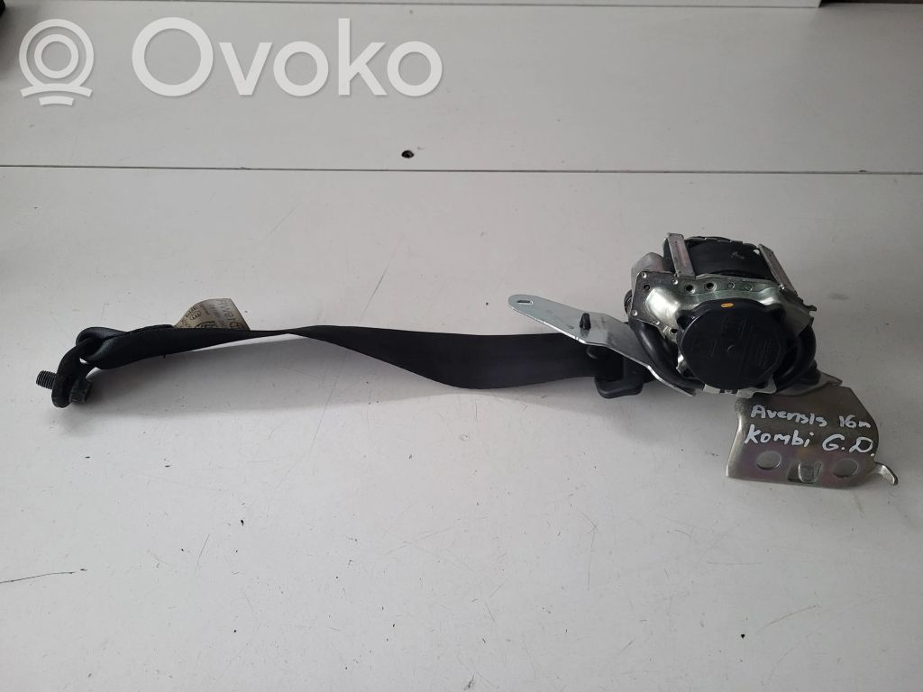 Toyota Avensis T270 Cinturón trasero 