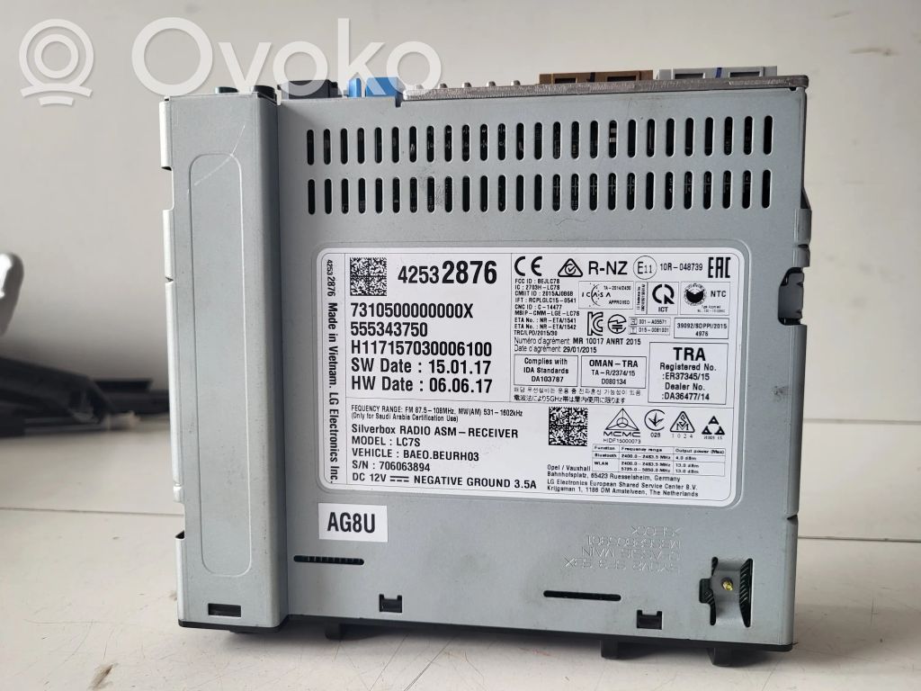Opel Insignia B Other control units/modules 