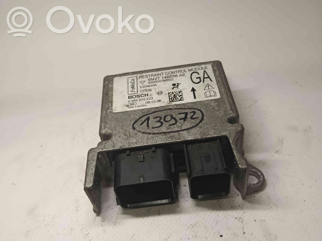 Airbag control unit/module   6M2T14B056AE,0285010223
