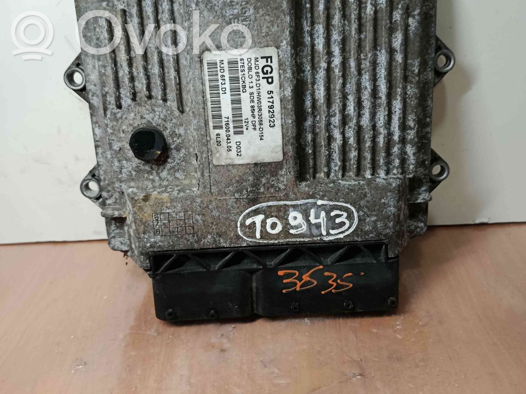 Fiat Doblo Engine control unit/module 