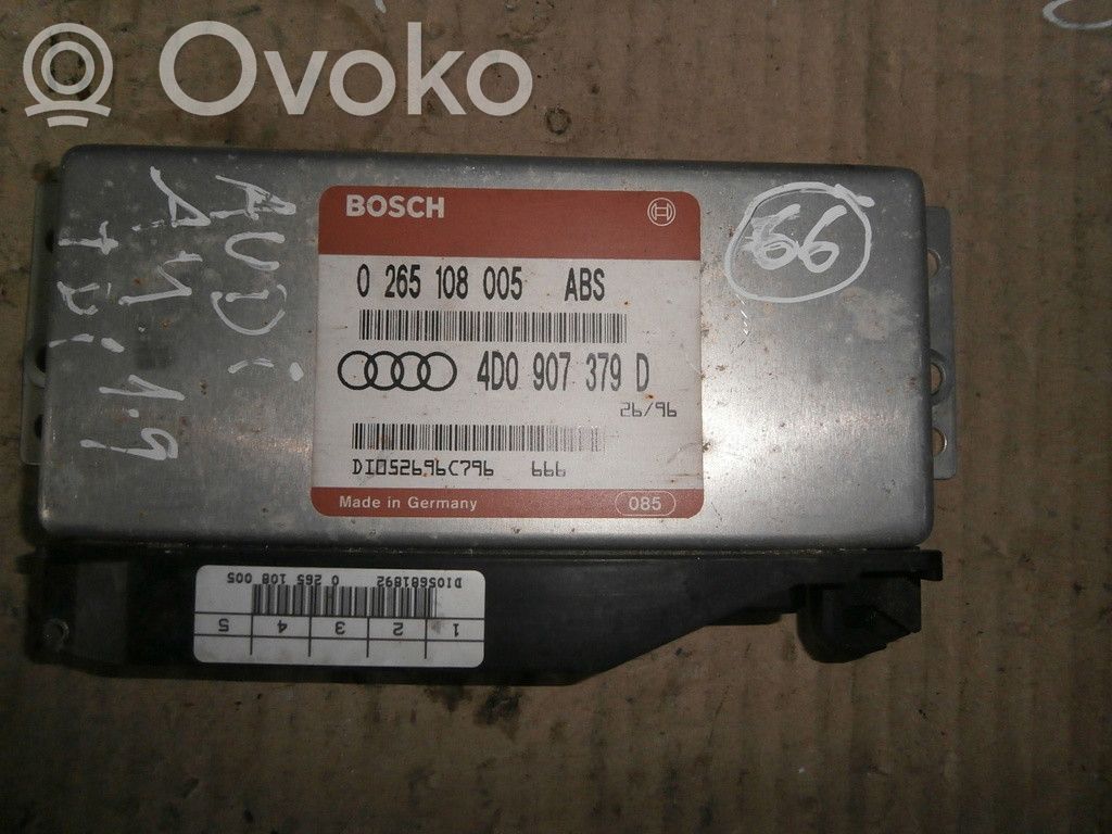 ABS-Steuergerät   4D0907379D,0265108005