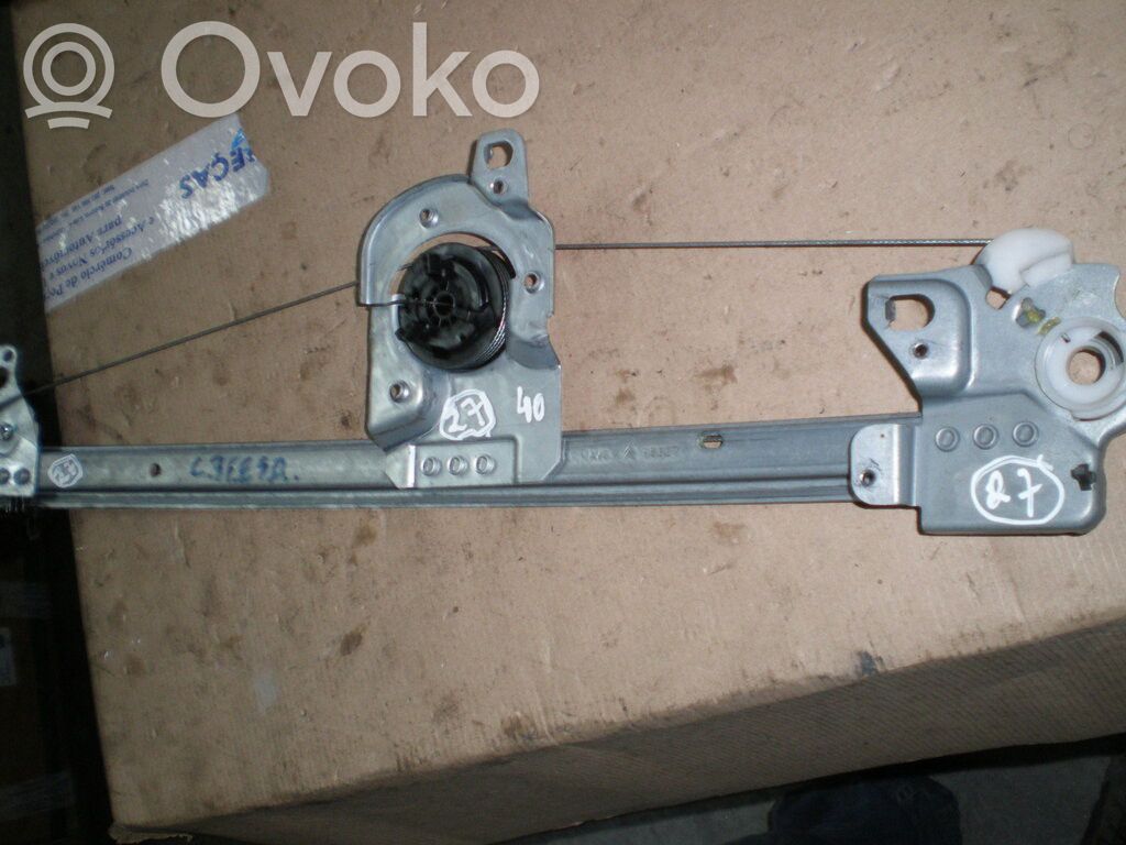 Front window lifting mechanism without motor   96827