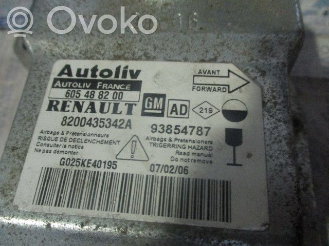 Airbag control unit/module   8200435342A