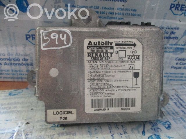 Airbag control unit/module   8200246182F,601055000