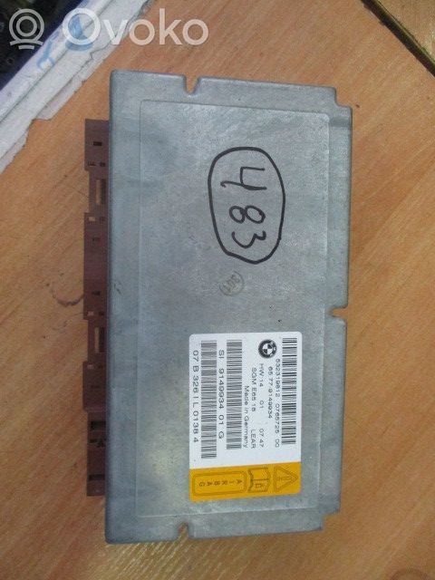 BMW 7 E65 E66 Module de contrôle airbag 