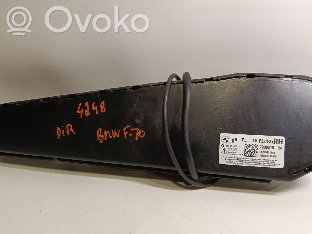 BMW 3 F30 F35 F31 Poduszka powietrzna Airbag fotela 