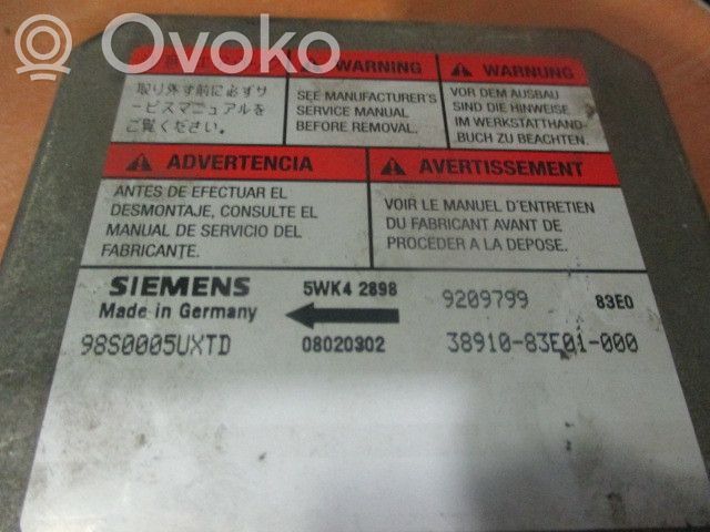 Airbag control unit/module   9209799