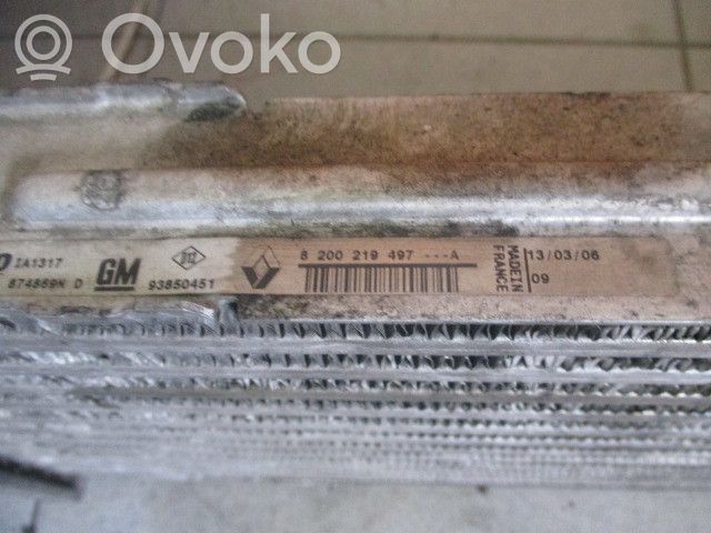 Intercooler radiator   8200219497A