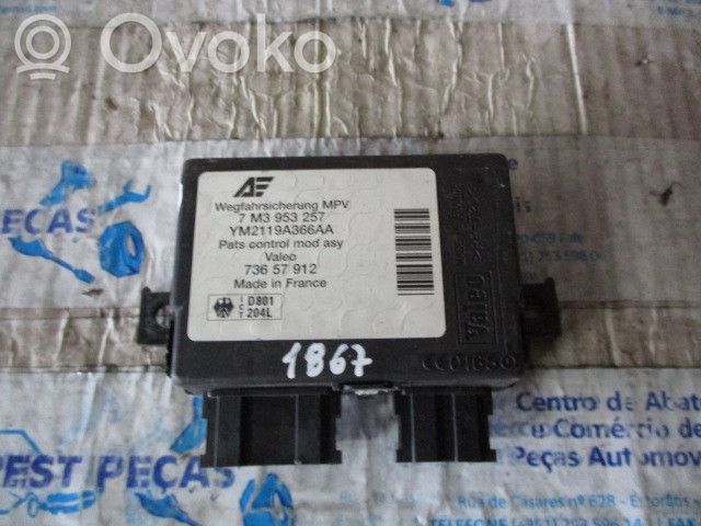 Ignition-blocking relay   7M3953257,IMOBILIZADOR,YM2119A366AA