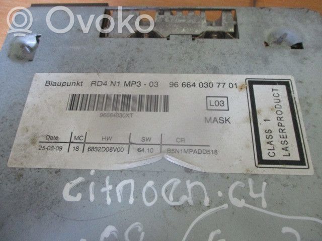 Citroen C4 I Unitate principală radio/CD/DVD/GPS 