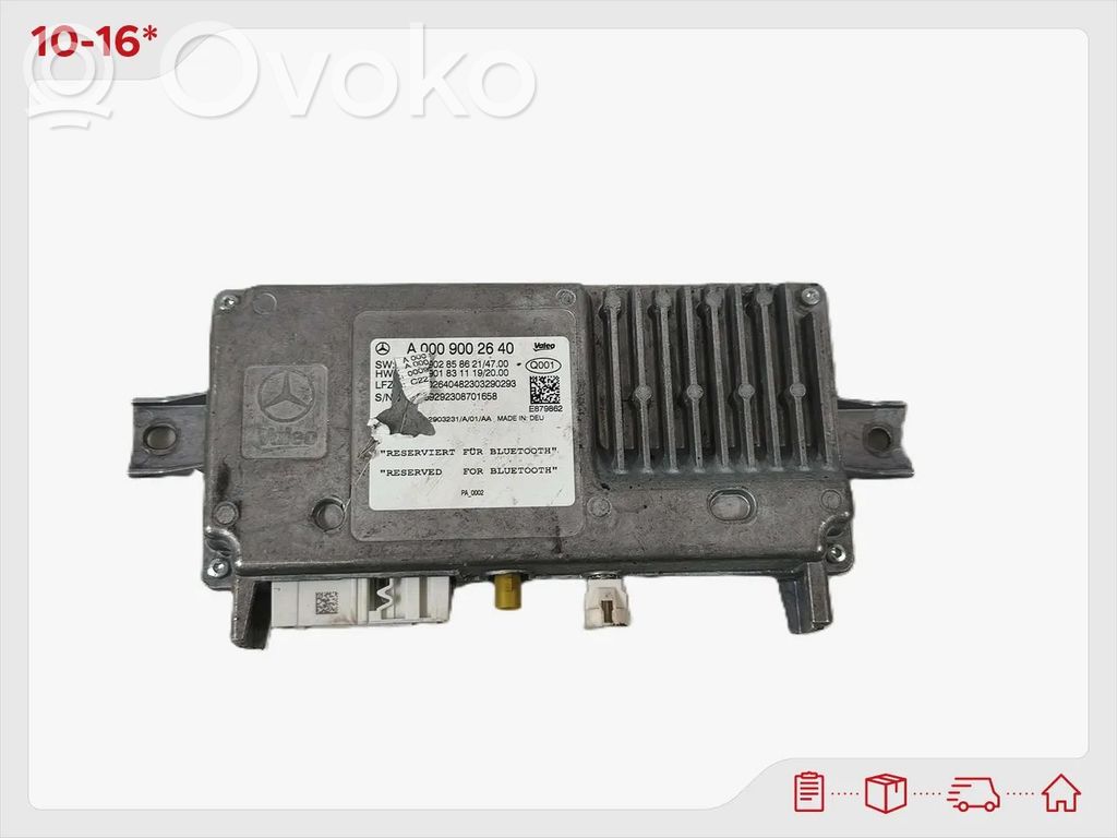 Unidad de control/módulo de bluetooth   A0009002640