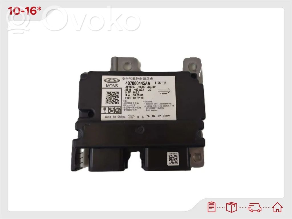 Airbag control unit/module   407000445AA,AFM95910000,T34