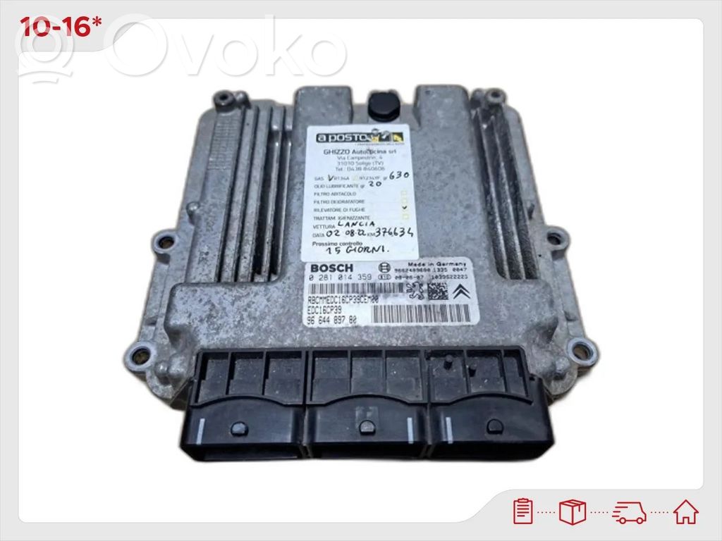 Engine control unit/module   9664489780,0281014359