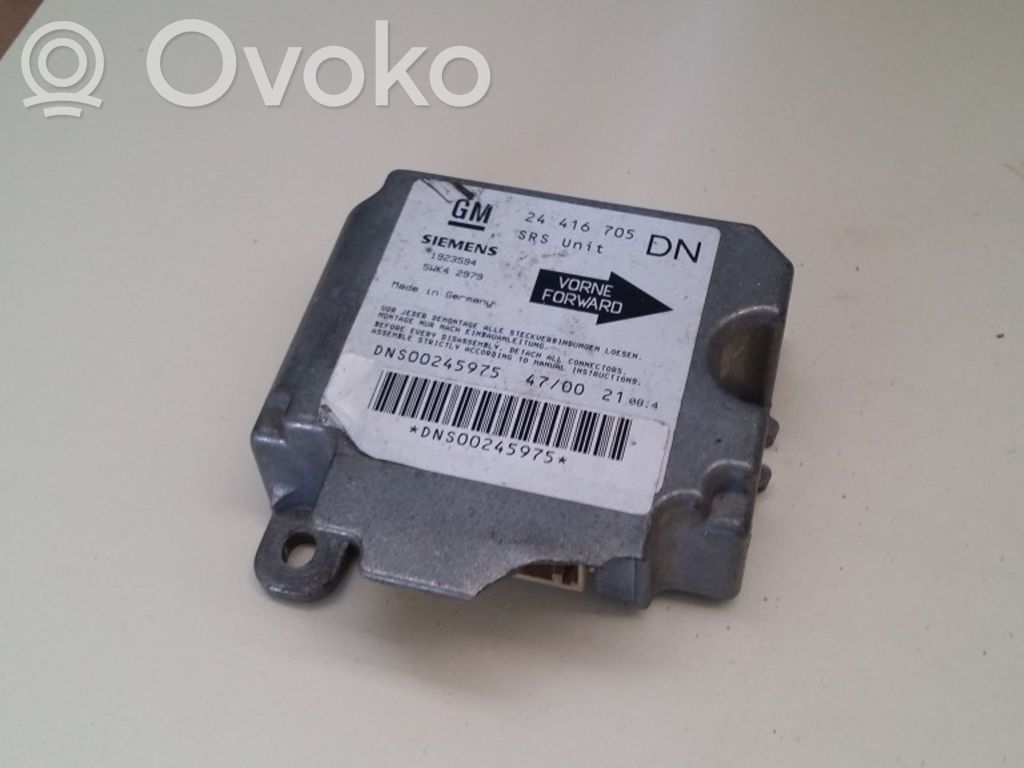Opel Astra G Unitate/modul de comandă airbaguri 