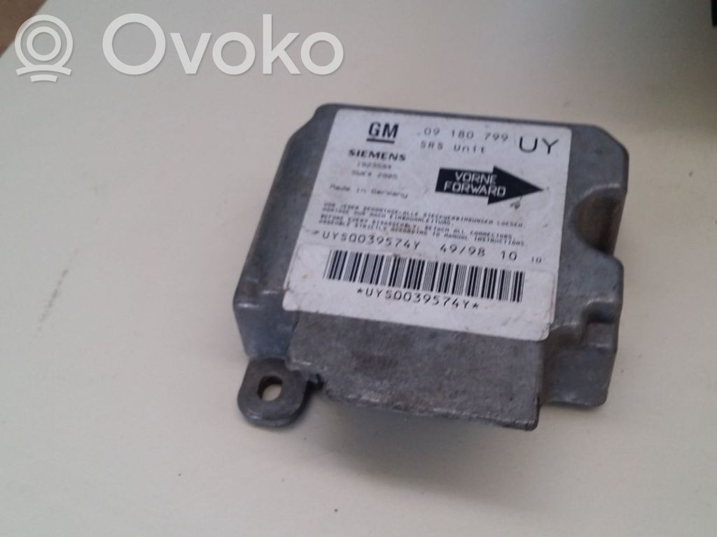 Opel Astra G Airbag control unit/module 